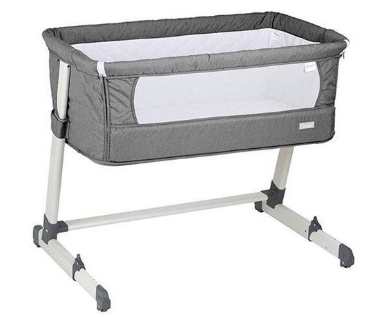 Patut Co-sleeper 2 in 1 BabyGo Together Grey